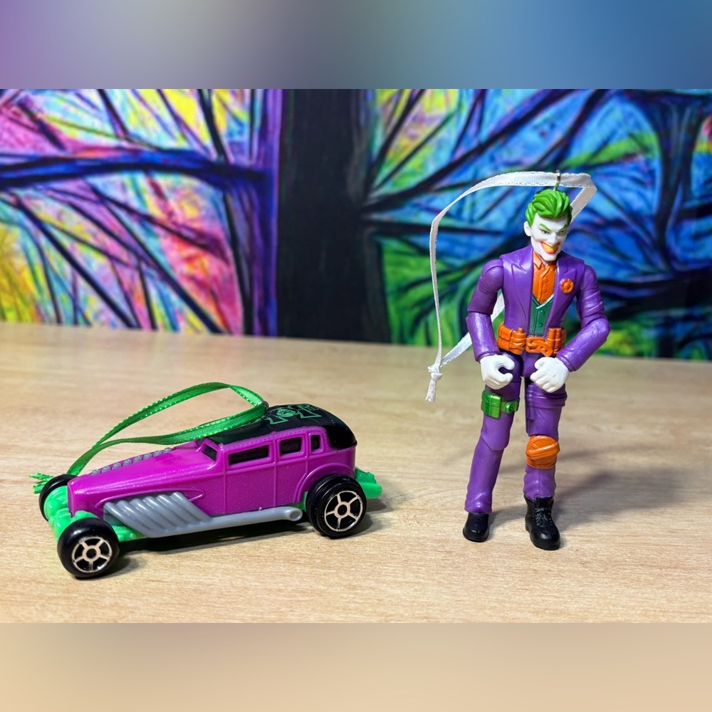 DC Batman’s The Joker With  Car Christmas Ornament